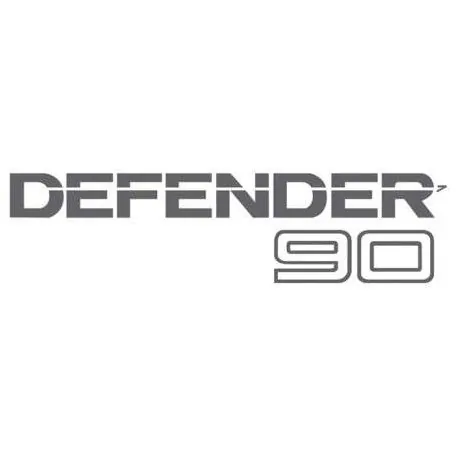 Defender 90 silver sticker - GENUINE
