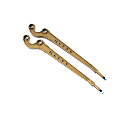 3Degree caster correted front radius arms