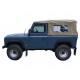 Defender 90 Full Hood - Sand With Side windows