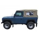 Bache defender 90 avec fenetres laterales - Sable