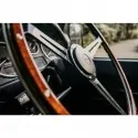"Evander" Wood rim steering wheel 17 inches Black