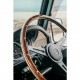 "Evander" Wood rim steering wheel 15 inches Black