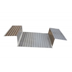 2mm Load Liner Silver Chequer Plate Suitable for Defender 90 vehicles