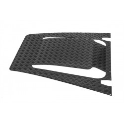 Protection de capot 3mm - noir - defender td4 - terrafirma