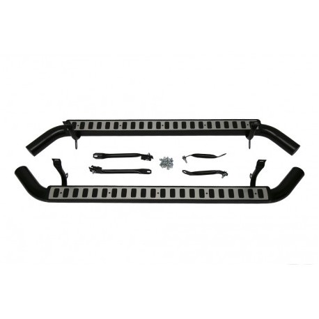 Fire & Ice style side steps for DEFENDER 110 - GENUINE