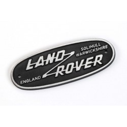 Plaque ovale LAND ROVER 18.5 cm x 7 cm