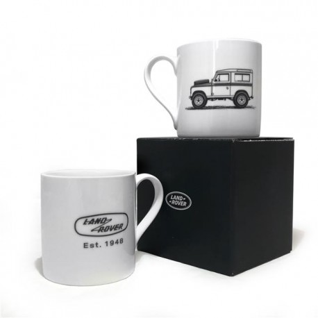 Genuine Land Rover Heritage Fine Bone Mug