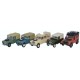 MINIATURES LAND ROVER CLASSIQUE- 1/76E - LOT DE 5