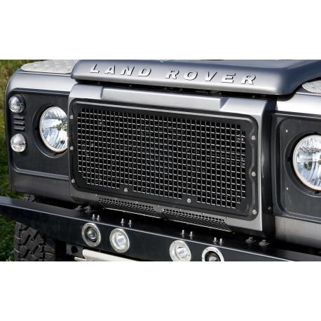 Grille de calandre noire style HERITAGE (sans bavette) - defender avec climatisation