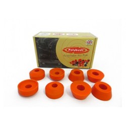 Kit12 Dynamic Orange Silent bloc amortisseurs AR - Polybush