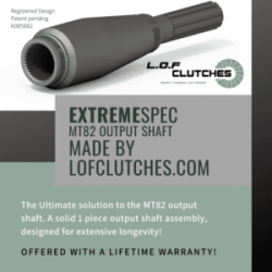 MT82 Output shaft kit -LOF