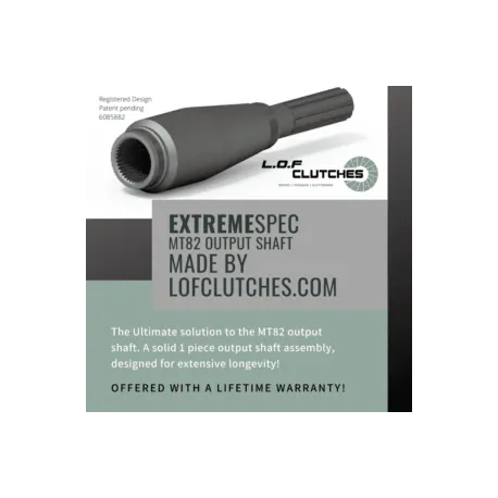 MT82 Output shaft kit -LOF