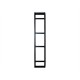 Defender 90/110 black roof access ladder