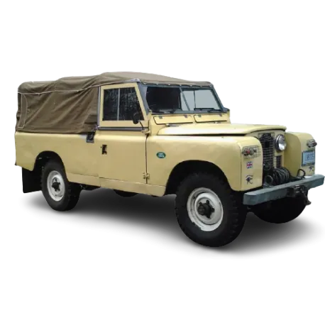 109" Series II, IIA & III Full Hood Cotton Canvas