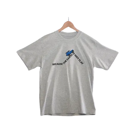 T-shirt DEFENDER Because the earth is not flat - M