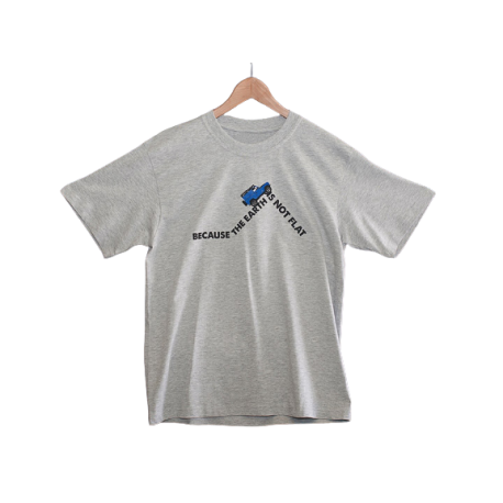 T-shirt DEFENDER Because the earth is not flat - XL