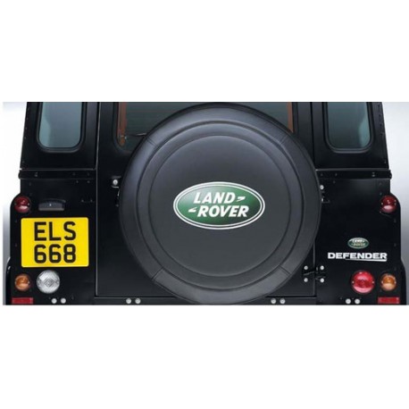 housse de roue noire land rover 750x16 - genuine