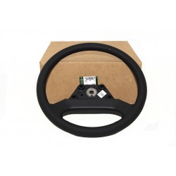 DEFENDER TD5 sw black leather steering wheel - GENUINE