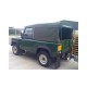 Bache VERTE KAKI sans vitre latérale Defender 90 (sauf Td4/Td5)