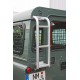 Rear Ladder short with extra step for Land Rover Defender 90/110 Silver anodised