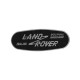 LAND ROVER ENGLAND EMBROIDERED BADGE - BLACK/SILVER