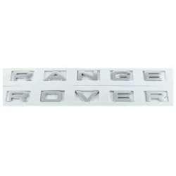 LETTRES ADHÉSIVES ARGENTEES RANGE ROVER
