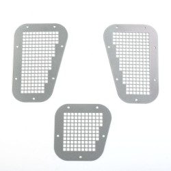 DEFENDER wing top + side vent - silver