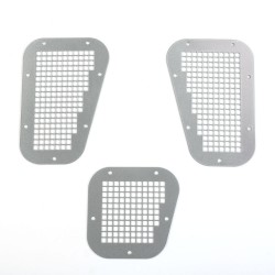 Grilles d'ailes argent DEFENDER