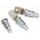 Lock Set - 3 Barrels & 2 Keys - series 3 - Defender To 2001