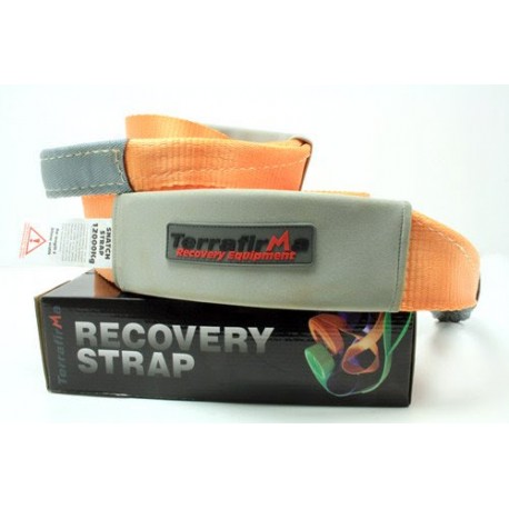 Terrafirma 9m x 80mm 11000kg rated kinetic recovery strap