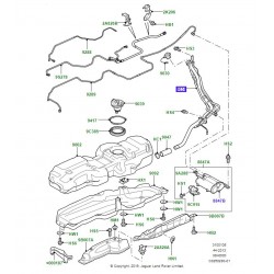 Land Rover Pipe - Fuel Filler