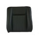 DELUXE OUTER SEAT BACK FOR SERIES LAND ROVER IN BLACK VINYL