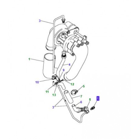 Adaptateur turbocompresseur 2.5L 200/300TDI