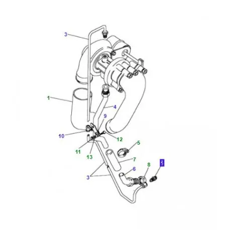 Pipe Adaptor Turbo 2.5TD 200/300TDI - Genuine