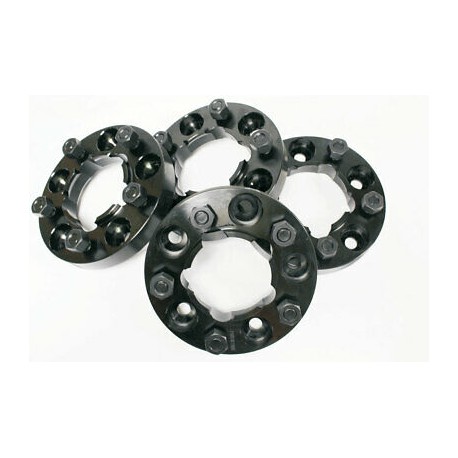 Black 30mm Wheel spacers kit Terrafirma