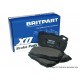 britpart xd brake pad set - defender 110/130