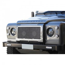 Ensemble calandre intégral pour Land Rover Defender finition argent - ZUNSPORT