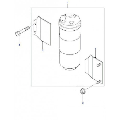 DEFENDER TD5/TD4 air conditioning receiver dryer assembly -LR GENUINE