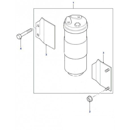 Deshydrateur de climatisation de DEFENDER TD5/TD4 -LR GENUINE