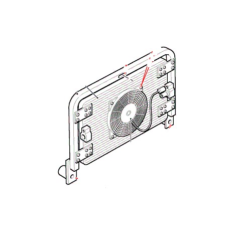 A/C CONDENSOR FOR DEFENDER TD5 -LR GENUINE