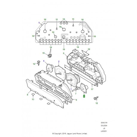 Gauge Assembley Fue for Freelander 1996-2006 - Genuine