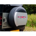 Autocollant d'enjoliveur de roue Defender - Drapeau Union Jack