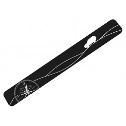 Autocollant d'enjoliveur de roue Defender - Design boussole et collines