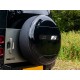 Autocollant d'enjoliveur de roue Defender - Drapeau monochrome Union Jack