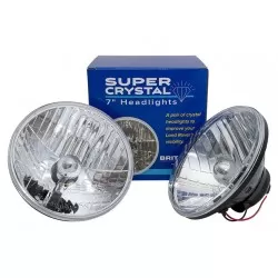 Paire de phares HALOGENES CRYSTAL conduite à gauche