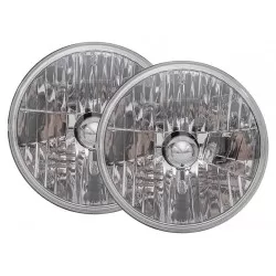 Paire de phares HALOGENES CRISTAL conduite à gauche