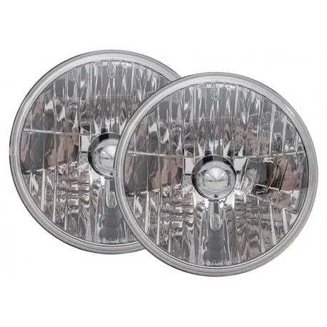 LHD CRISTAL HALOGEN Headlamps Pair