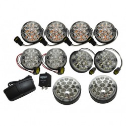DELUXE CLEAR LED KIT FOR DEFENDER AND SERIES 2/3