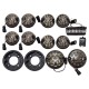 Kit feux complet led 73mm "smoke" fumé pour Defender