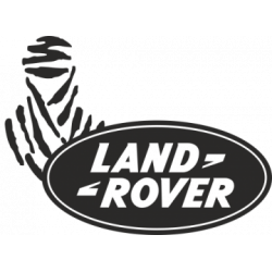 AUTOCOLLANT Land Rover TOUAREG NOIR 12 X 9 CM